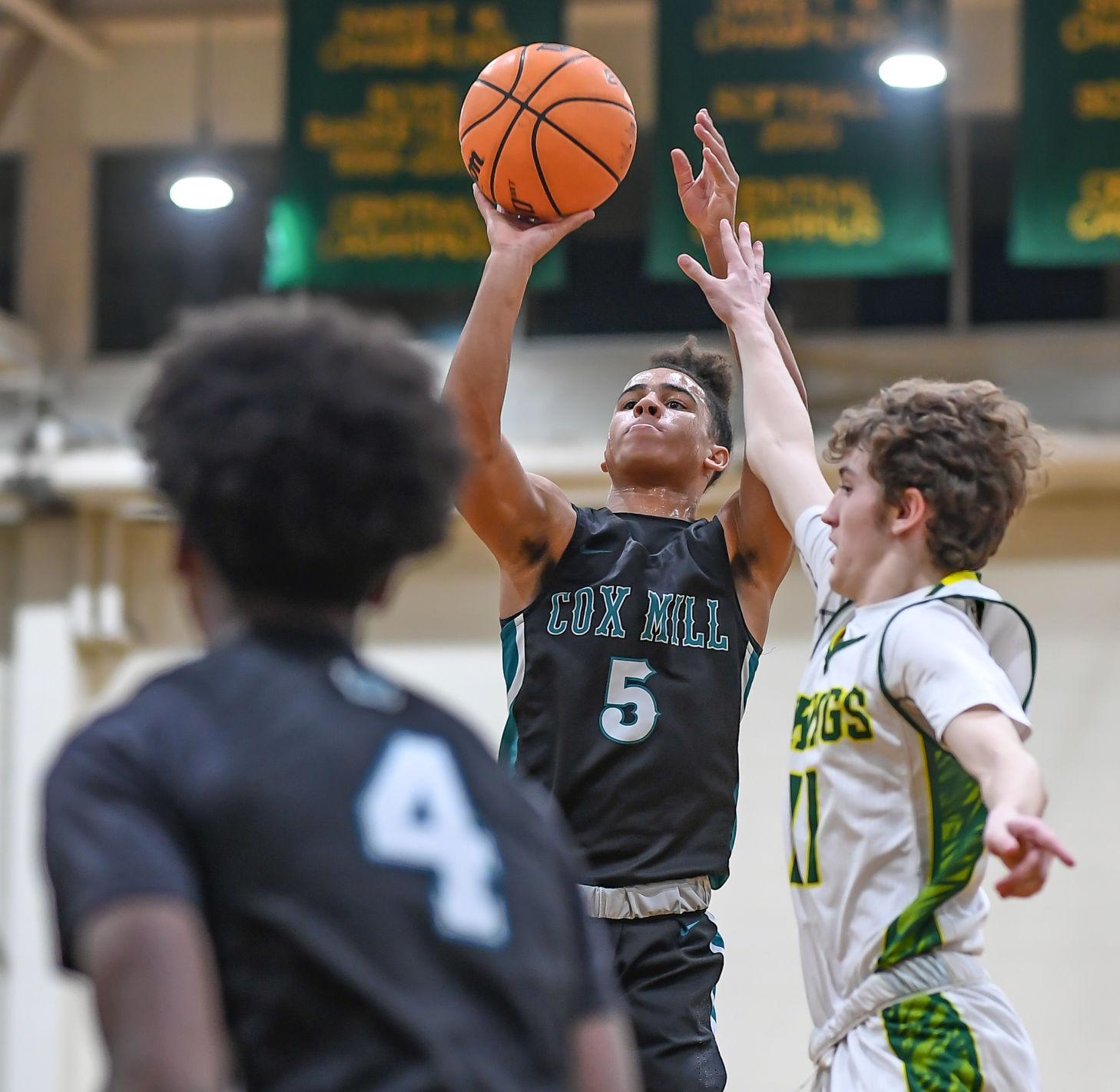 Friday night high school basketball action